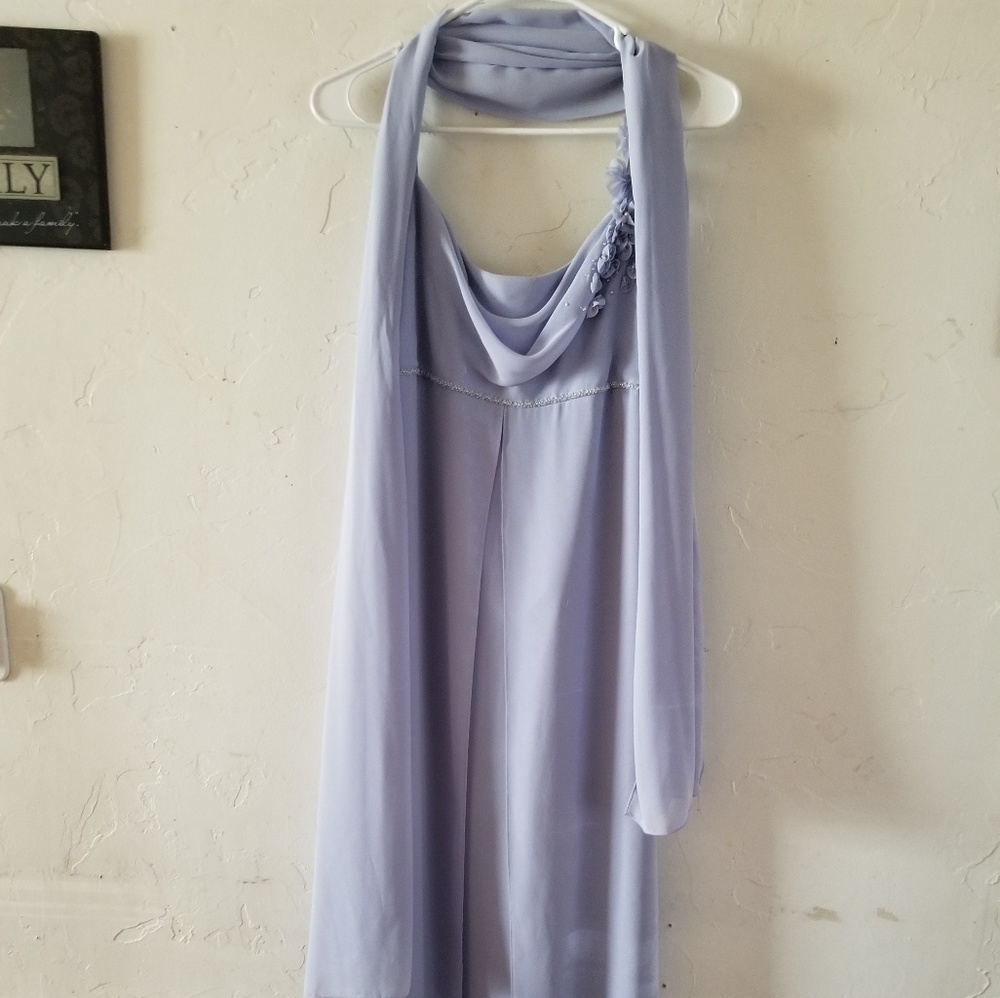 Purple prom dress